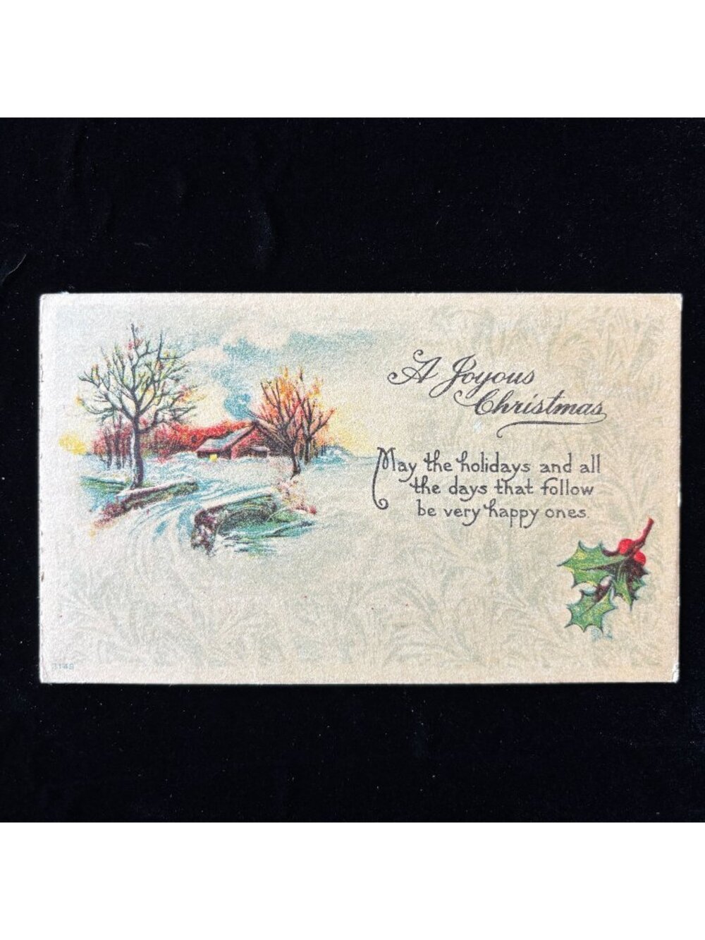 Antique Postcard 1910s Church Candy Kalama Washington Christmas Blackfoot ID